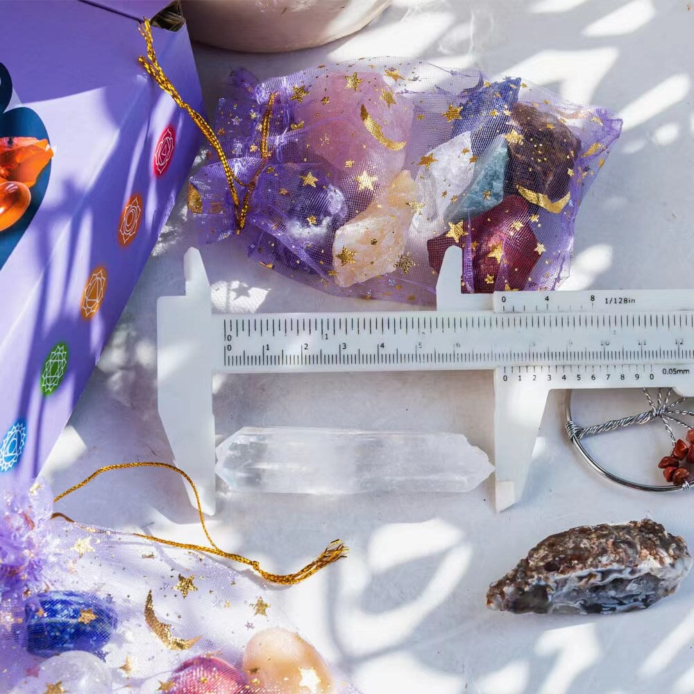 Healing Crystals Raw/Tumbled Stone Gift Box